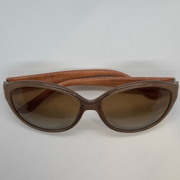 Salvatore Ferragamo Dark Brown Sunglasses - Picture 3 of 7